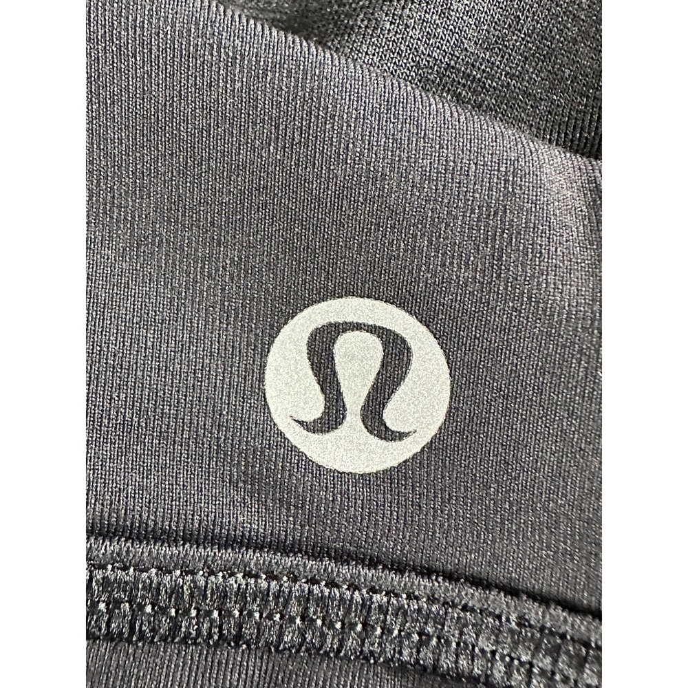 Lululemon Womens Athletic Hook & Clasp Back Racerback Black Sports Bra Size 8 - Picture 8 of 9